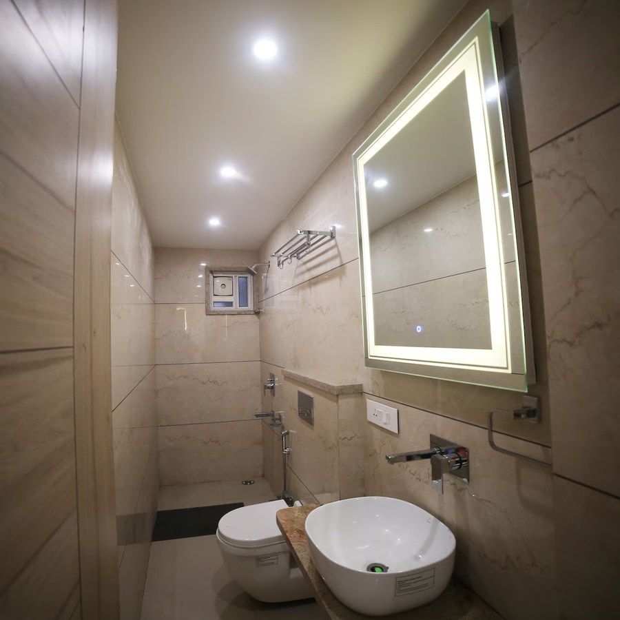 Bathroom at Hotel Avantika, Bhopal