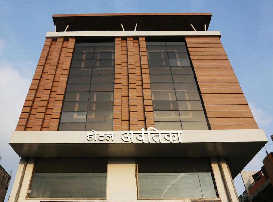 Hotel Avantika facade in Bhopal, a hotel project built by Atulya Infrastructures